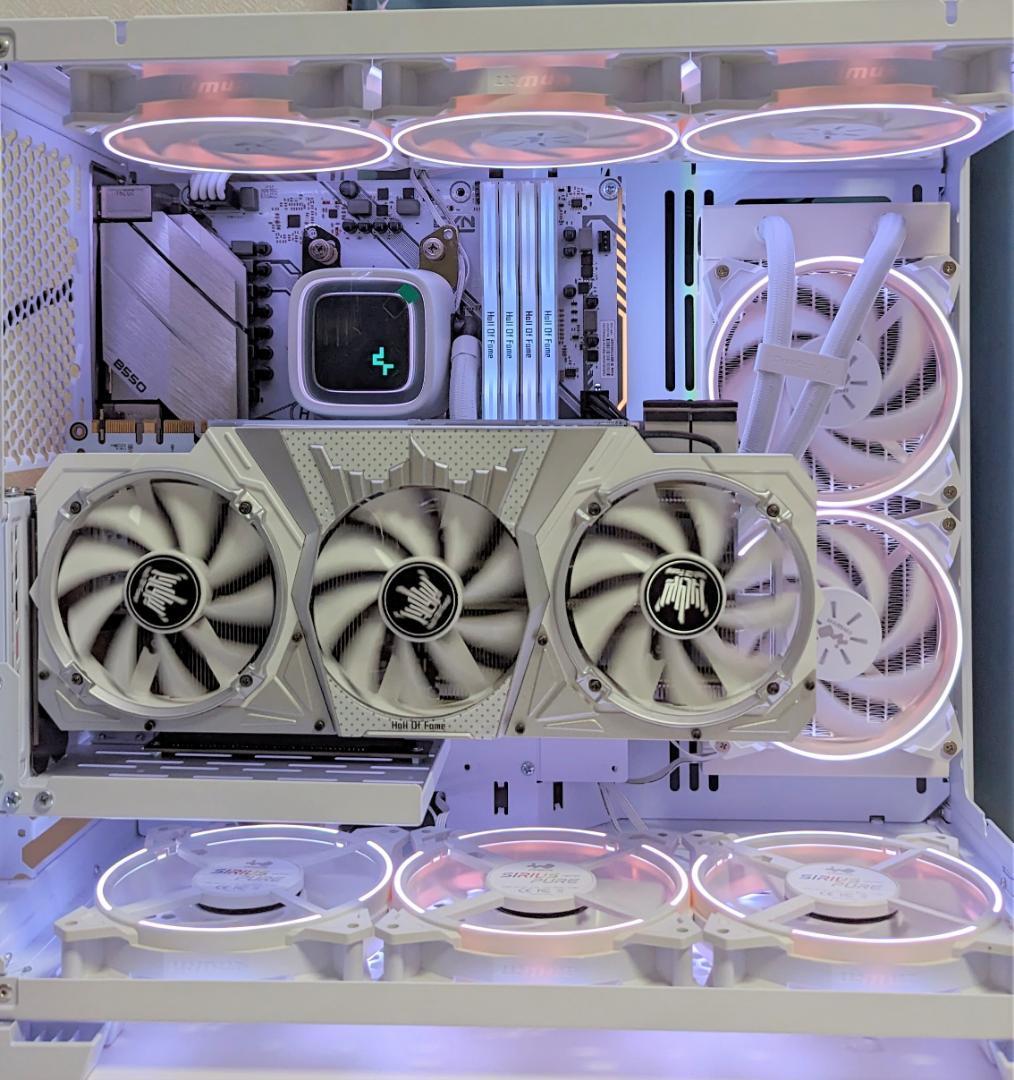 GALAX HOF TRUE WHITE ゲーミングPC Ryzen 5 5500 GTX 1070 Ti B550M