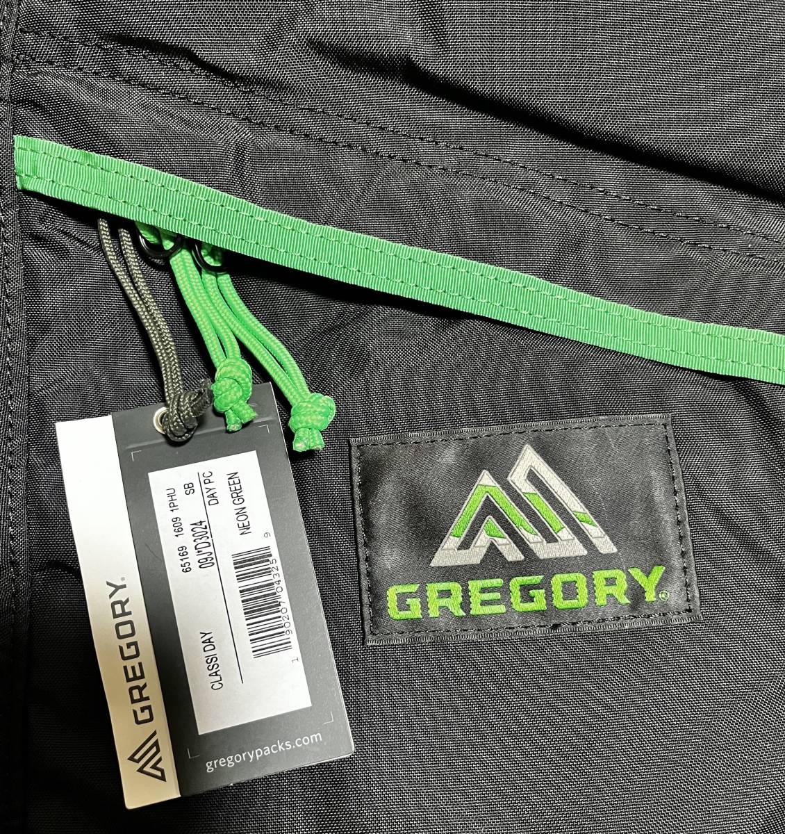 GREGORY(グレゴリー) - DAY PACK デイパック バックパック リュックサック ネオングリーン 26L 男女兼用 限定品 (新品未使用販売終了品)_画像3