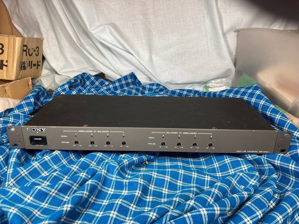 SONY ラインコンバーター SRP-200LC 完動品【3ヶ月保証 SONY ラインコンバーター SRP-200LC 完動品【3ヶ月保証