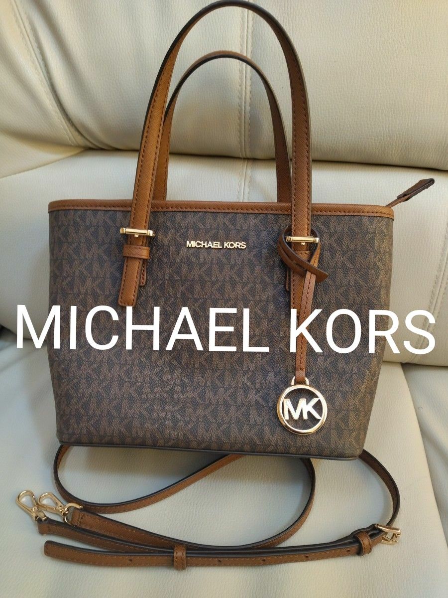 美品 MICHAEL KORS マイケルコース 2way ショルダーバッグ モノグラム