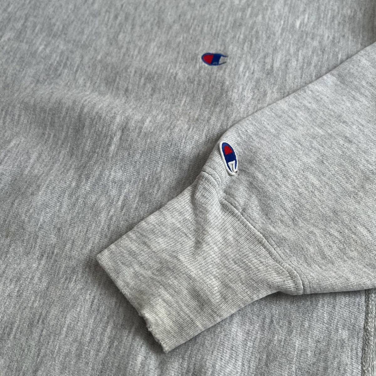 Champion チャンピオン USA製 リバースウィーブ スウェット トレーナー 90s L 刺繍タグ 90年代 アメリカ製 米国製 ビンテージ グレー