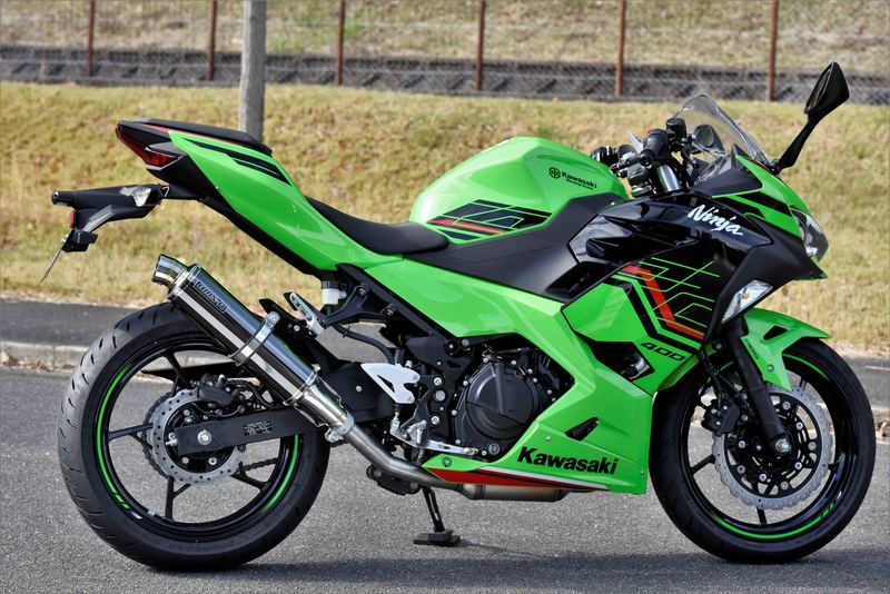 新品 ビームス NINJA400/Z400 (2BL-EX400G/8BL-EX400L)用 R-EVO スリップオン SMB(スーパーメタルブラック) G432-53-P4J BEAMS マフラー_画像1