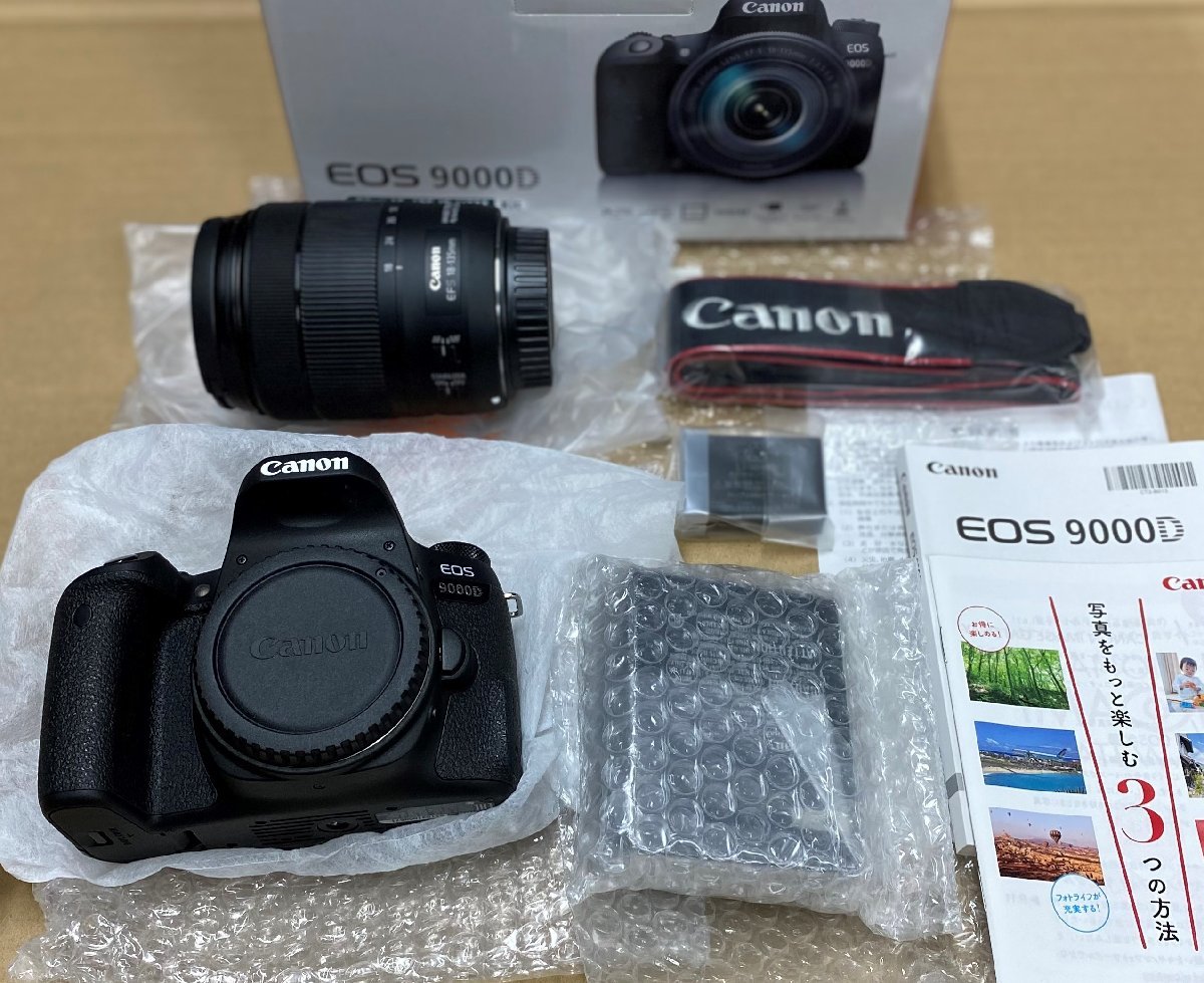 贈答品 Canon キヤノン EOS 9000D W EF-S18-135 IS USM レンズキット