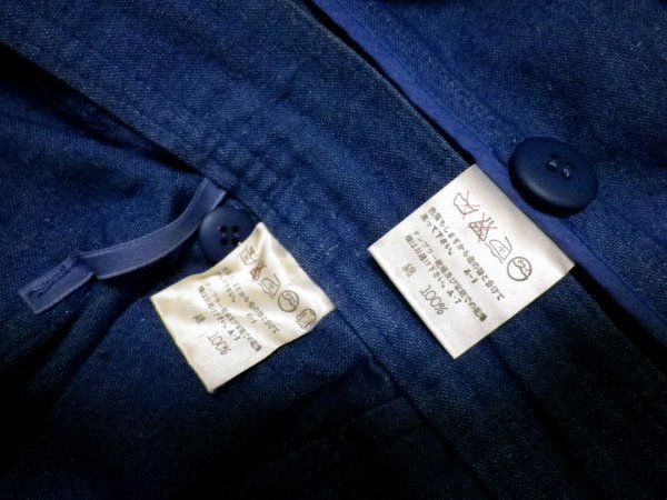 80年代 初期 ISSEY MIYAKE Plantation イッセイミヤケ プランテーション デニムセットアップ ブルー ジャケットパンツ  古着ビンテージ
