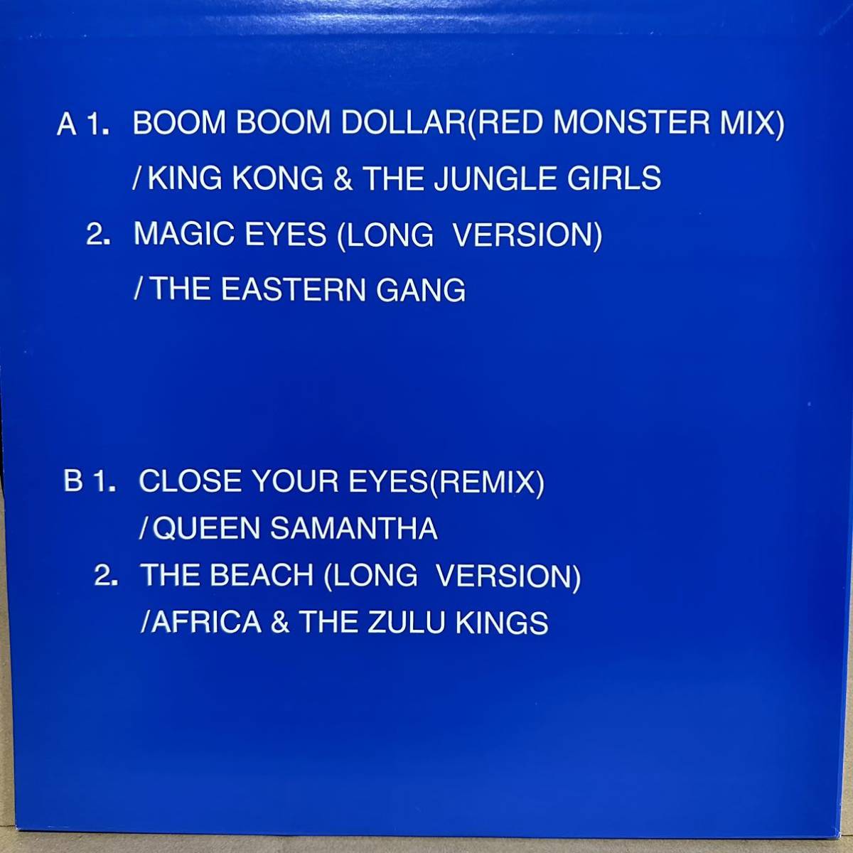 ほぼ新品盤【12'】 King Kong & D'Jungle Girls / BOOM BOOM DOLLAR ( Red Monster Mix ) ☆ The Eastern Gang / MAGIC EYES　他_画像1