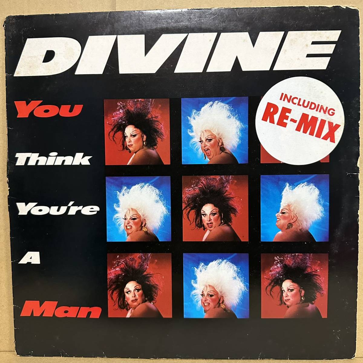 12'　DIVINE / YOU THINK YOU'RE A MAN　※ REMIX ； ORIGINAL 12' MIX_画像1