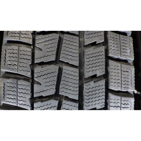 ダンロップ WINTER MAXX WM01 185/60R15 4本／2019年製8~9分山スタッドレスタイヤ／中古特筆すべき損傷なし／旭川市手渡し可／ヴィッツ等に_画像3