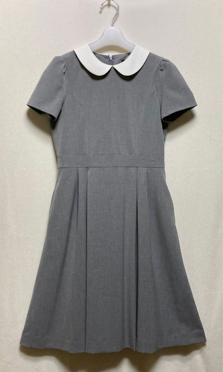 ポンポネット ジュニア 女の子 M/150 紺 グレー 受験 面接 卒服