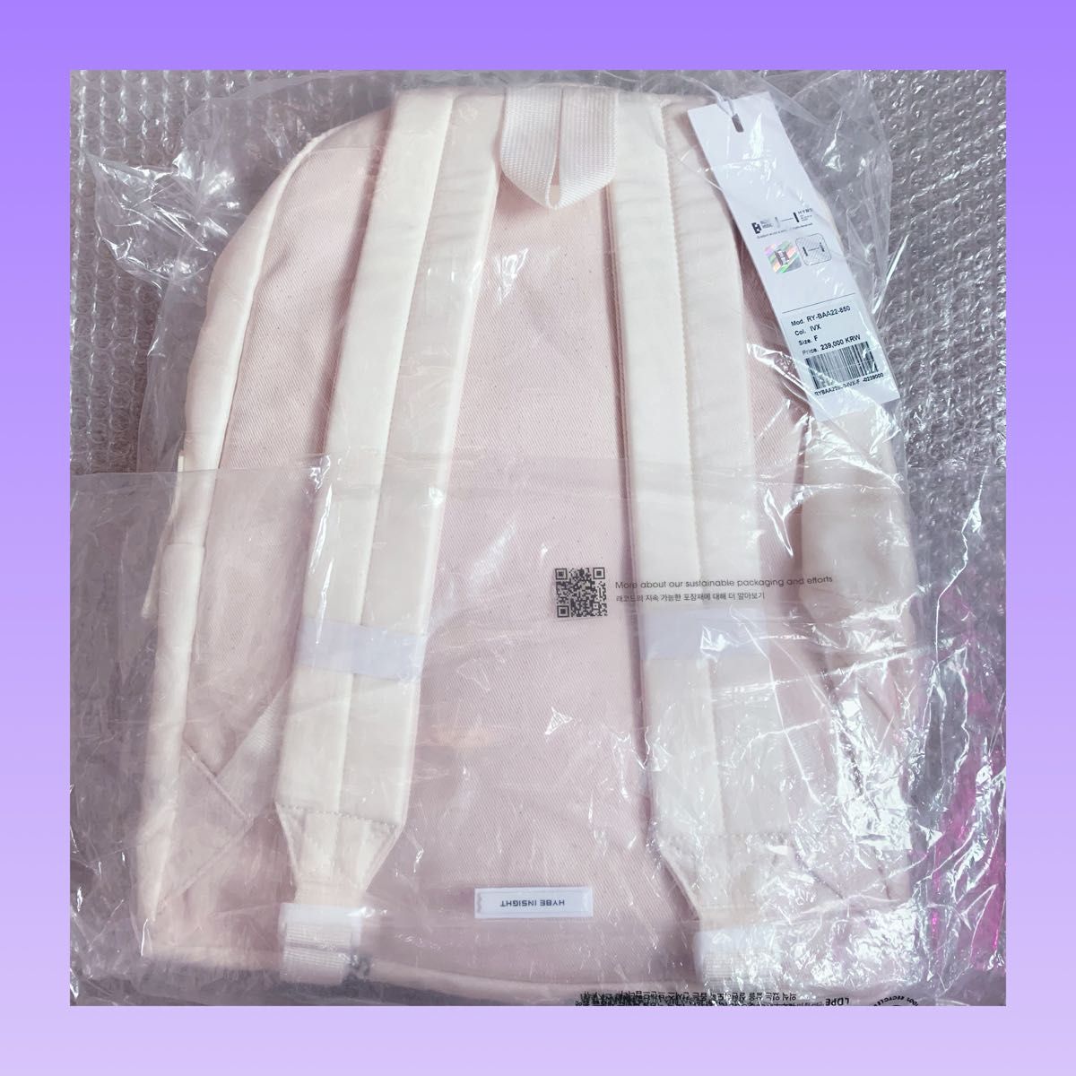 BTS RECODE UPCYCLED BACKPACK リュック テテ 品質割引 レディース