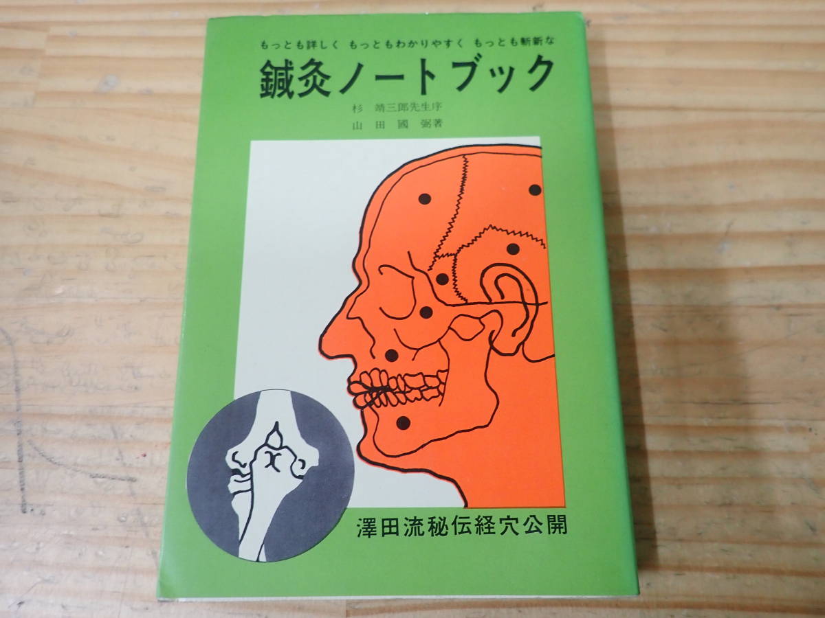 【U7D】鍼灸ノートブック　澤田流秘伝経穴公開　付図3枚付き　_画像1