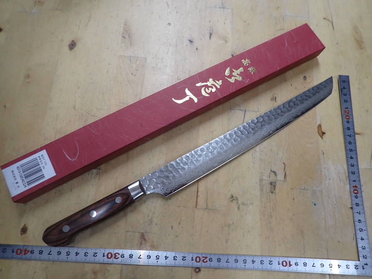 59%OFF!】 堺實光 上作 先丸刺身 27センチ 堺實光 匠練銀三 刺身 先丸(片刃) 27cm 10728 62-6406-20