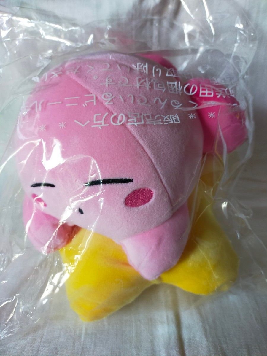 新品未使用】星のカービィ すやすやフレンドカービィS幅約22センチ