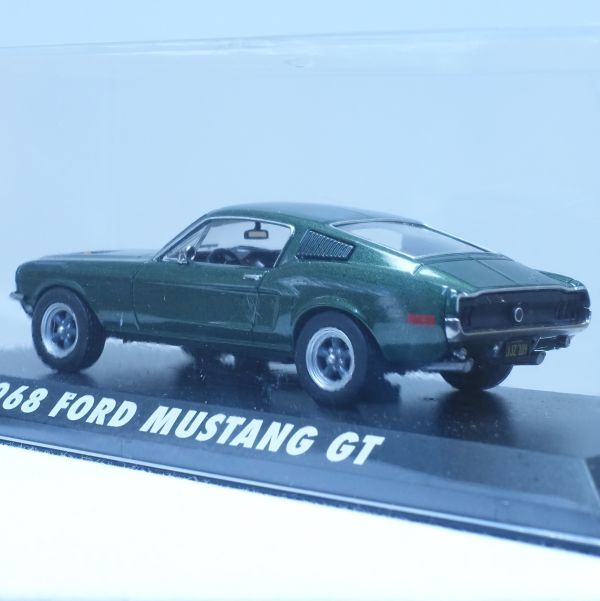 110Z Greenlight 製? 1/43程度 1968 FORD Mustang GT フォード マスタング スティーブ・マックイーン ? ミニカー モデルカー_画像5