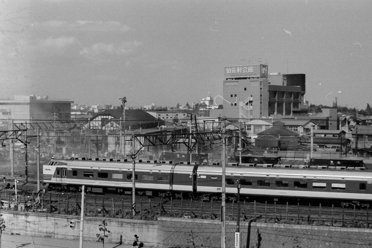 (B23)51 写真 古写真 鉄道 鉄道写真 ひばり 仙台 仙台駅 1973年5月 約50年前の仙台 フィルム 白黒 ネガ まとめて 17コマ の画像3