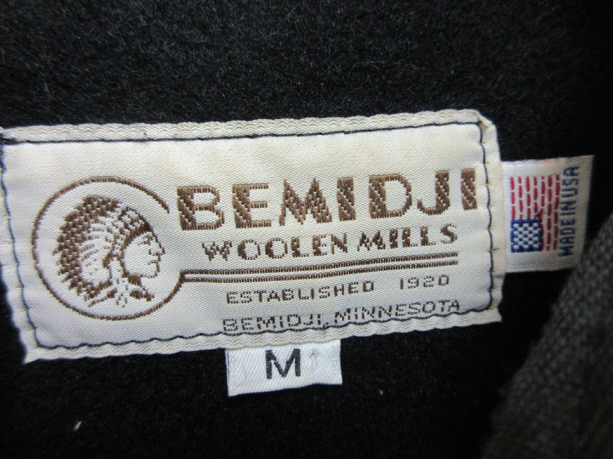 ベミジウーレンミルズ BEMIDJI WOOLEN MILLS クレイジーパターン ウール シャツ ジャケット ビンテージ USA製　サイズM_画像2