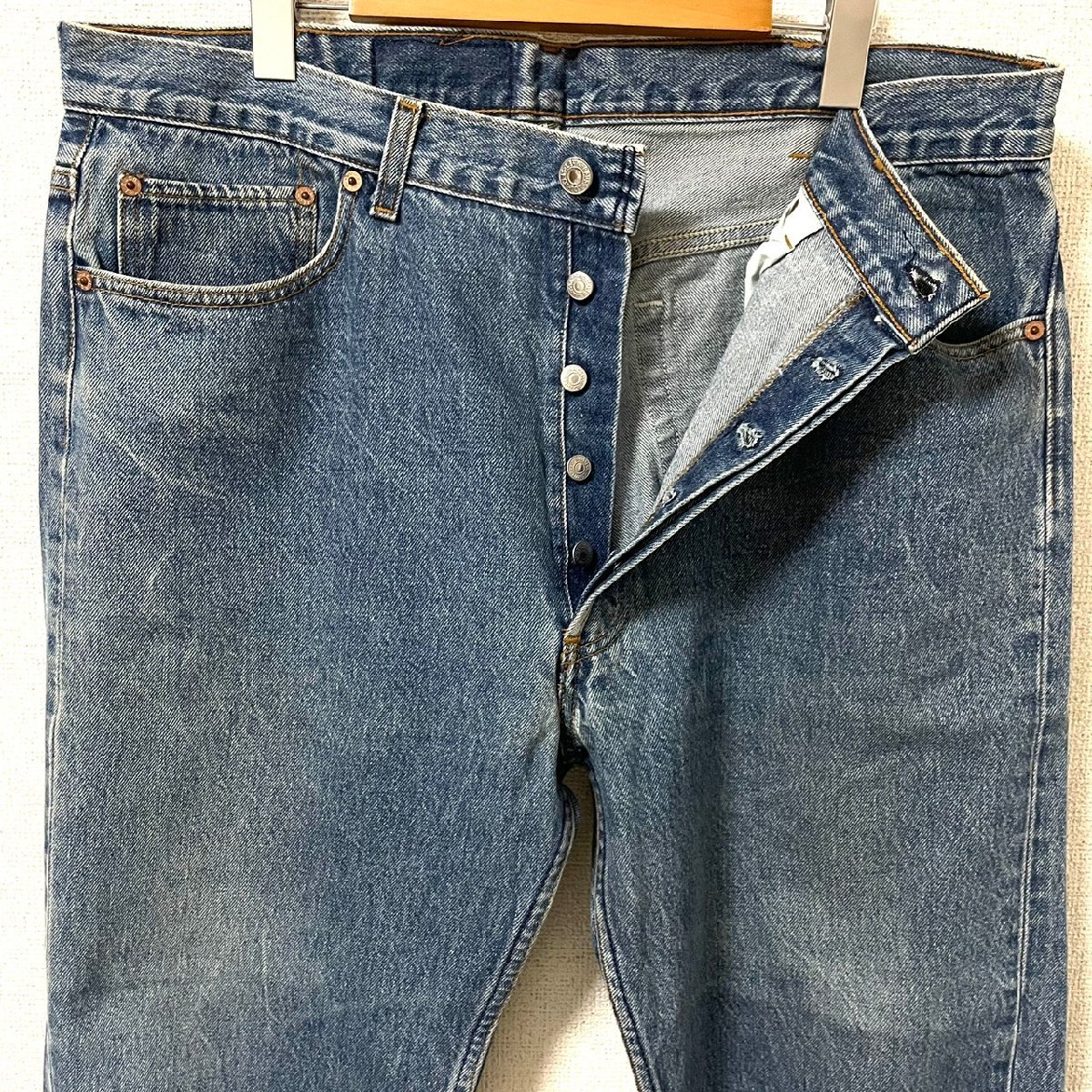 (^w^)b USA製 リーバイス 501 xx 0000 80s 90s ヴィンテージ デニム ジーンズ ジーパン Levi's 脇割 オリジナル ボタン 653刻印 W40 6406EE_画像5