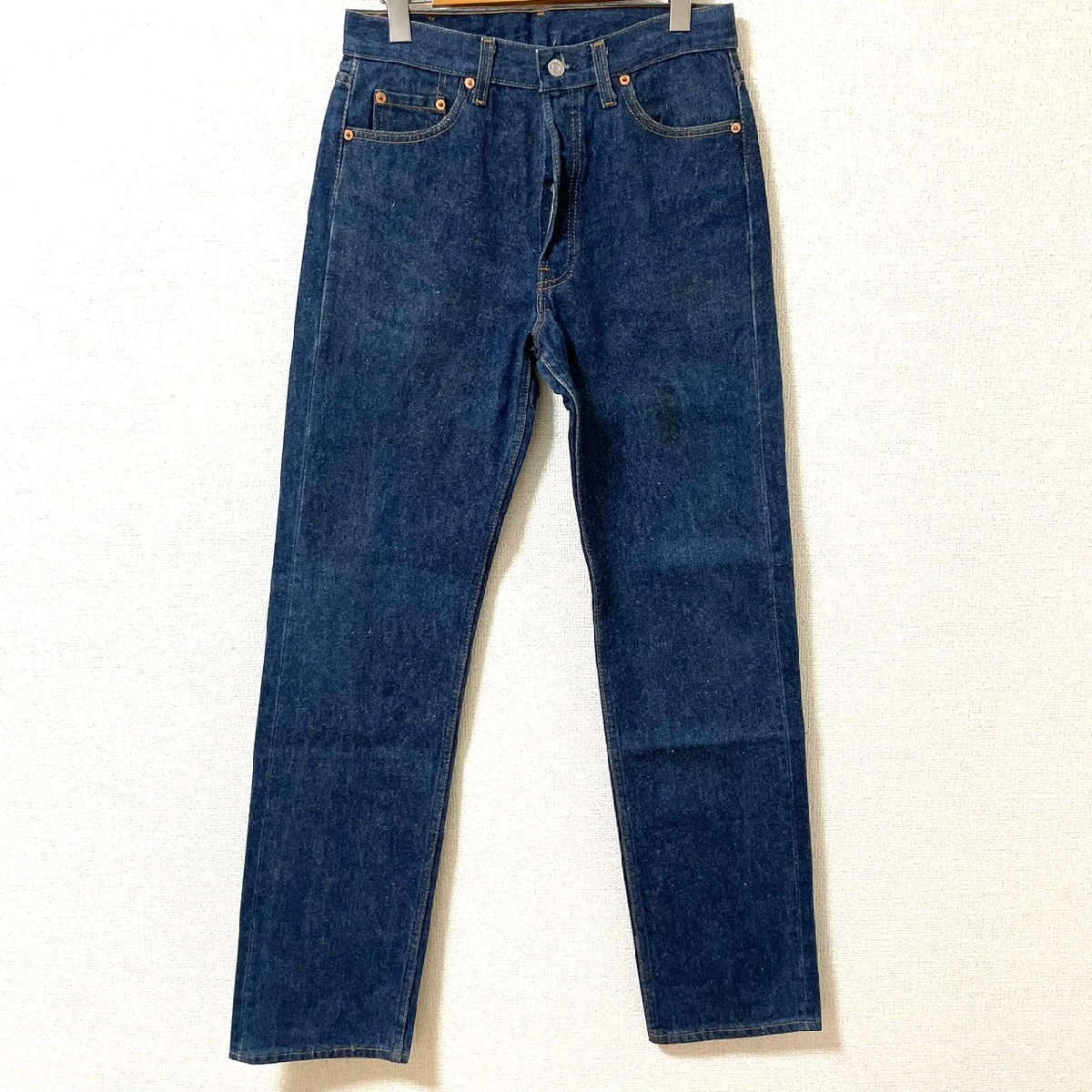 超歓迎された ほぼ新品 Levi's L33 W31 インディゴ EU511-0008 スリム