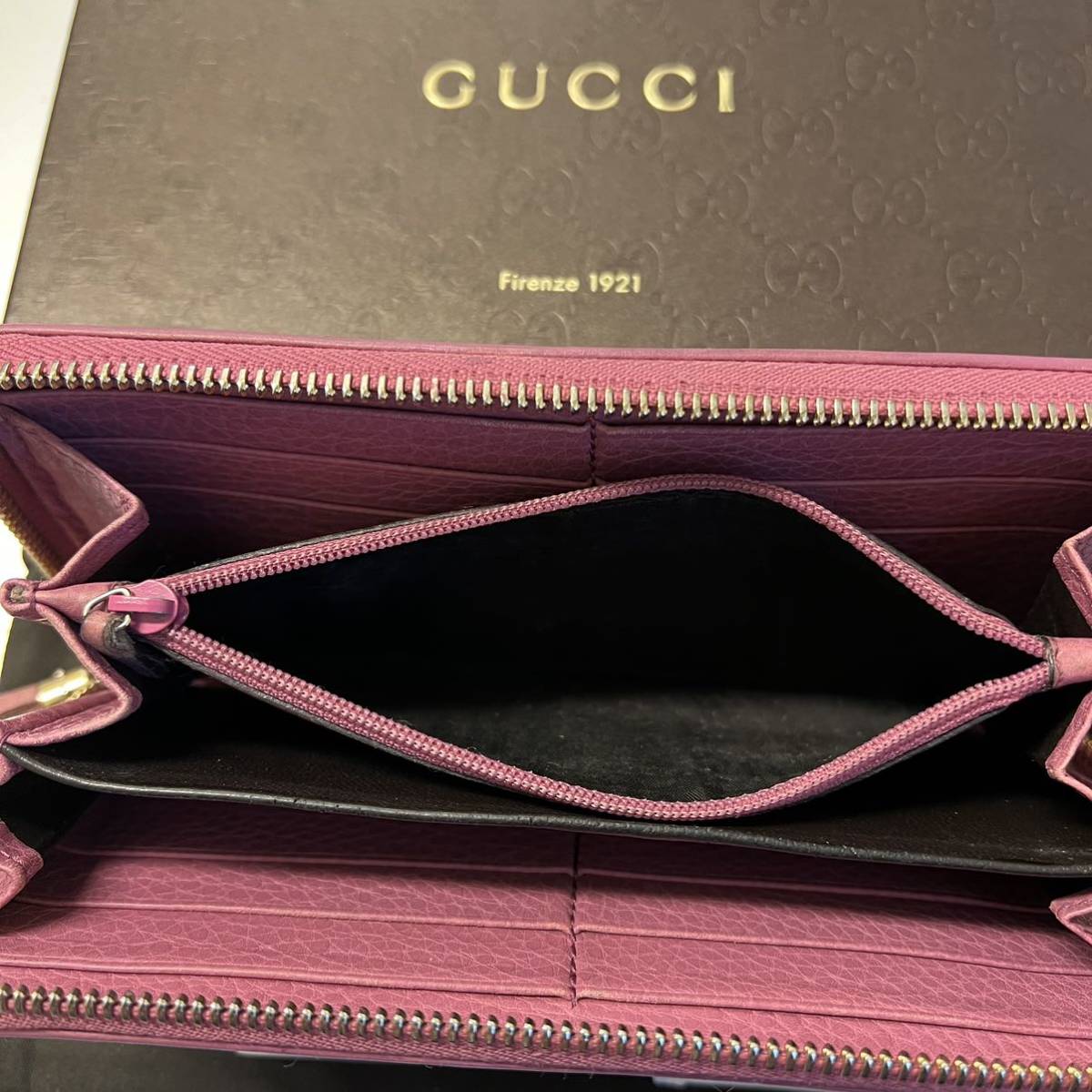 オンラインストア廉価 未使用に近い‼️ グッチ GUCCI 財布 長財布