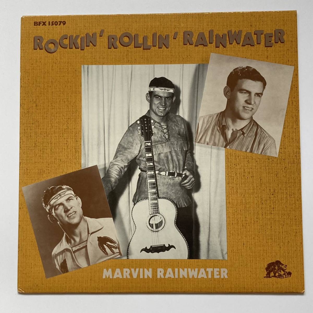 LPレコード【MARVIN RAINWATER* マーヴィン・レインウォータ「ROCKIN'ROLLIN'RAINWATER」】Carl Mann/Leroy Van Dyke/Bobby Valentino_画像1