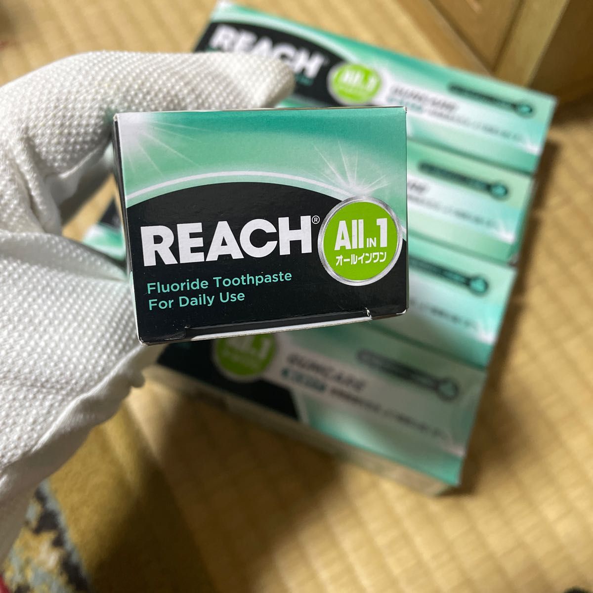 新品REACHリーチオールインワン歯磨き粉　歯ぐきケア　120g x 5本