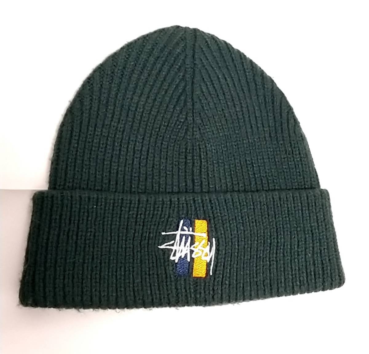 サイズ変更オプション Stussy ビーニー グリーン ニット帽 - 通販