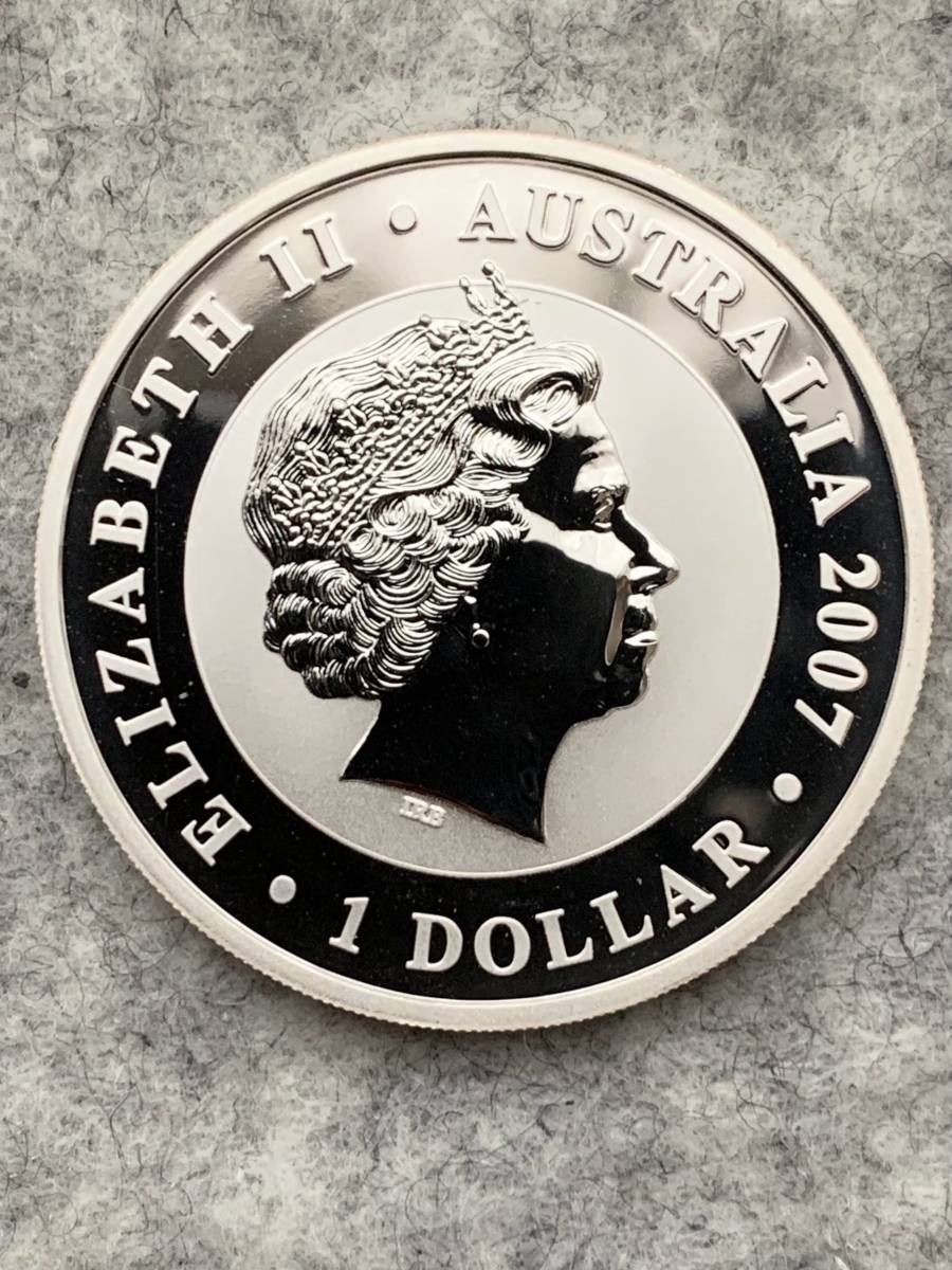 オーストラリア コアラ銀貨 2007年 1ドル（1オンス/プルーフ）銀貨の画像5
