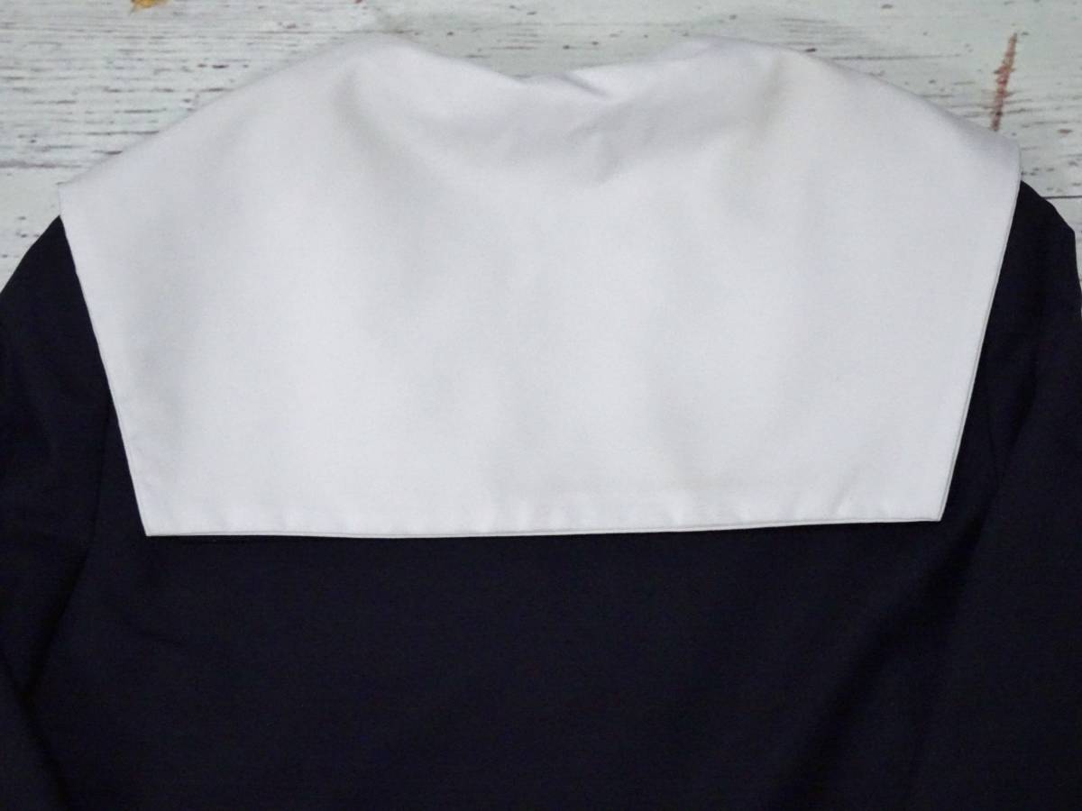 ☆1211☆セーラー服☆上下セット 冬服 長袖 色:紺 白 サイズ:160A