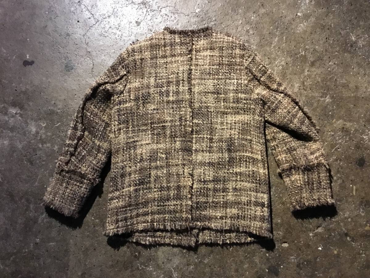 最先端 CLANE NO COLOR TWEED JACKET サイズ1 winterstarguard.org