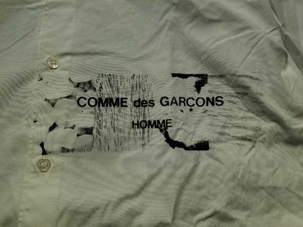 COMME des GARCONS HOMME 91ss ロゴプリントシャツ 1991ss AD1990 コムデギャルソンオム_画像4