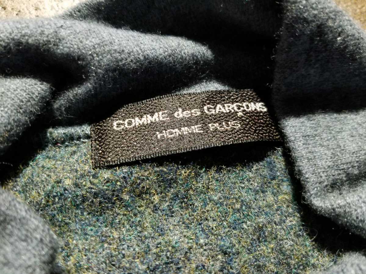 極細繊維クロス comme des garcons homme plus ハーフジップ ニット