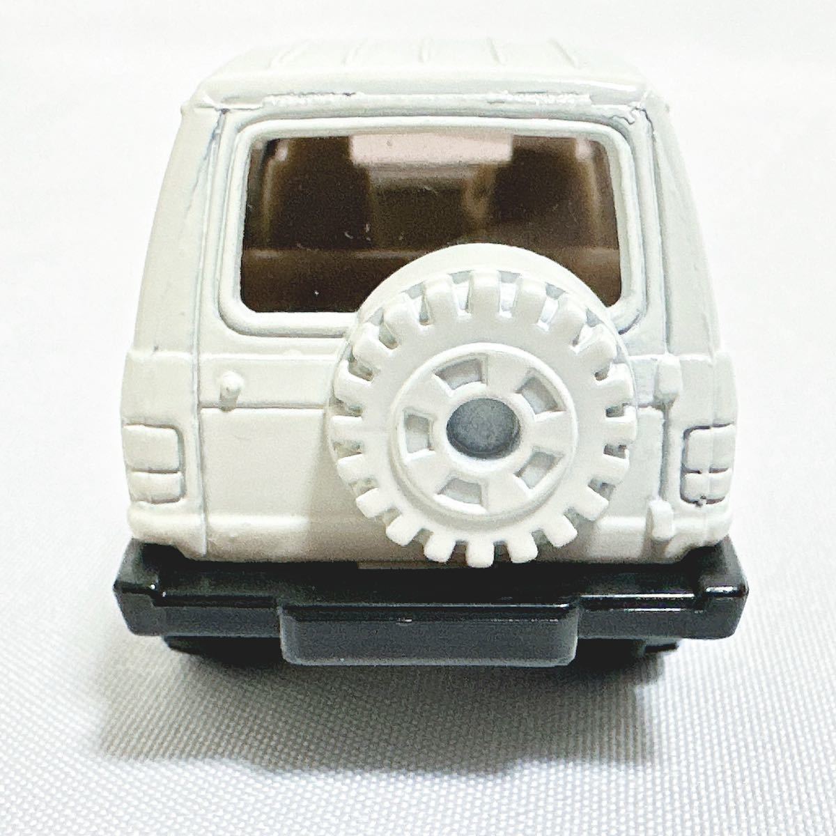 激レア tomica トミカ 黒箱 No.69 MITSUBISHI PAJERO 1/60 三菱 パジェロ TURBO WAGON 白×赤 日本製 美品 絶版 ミニカー 当時物 の画像6