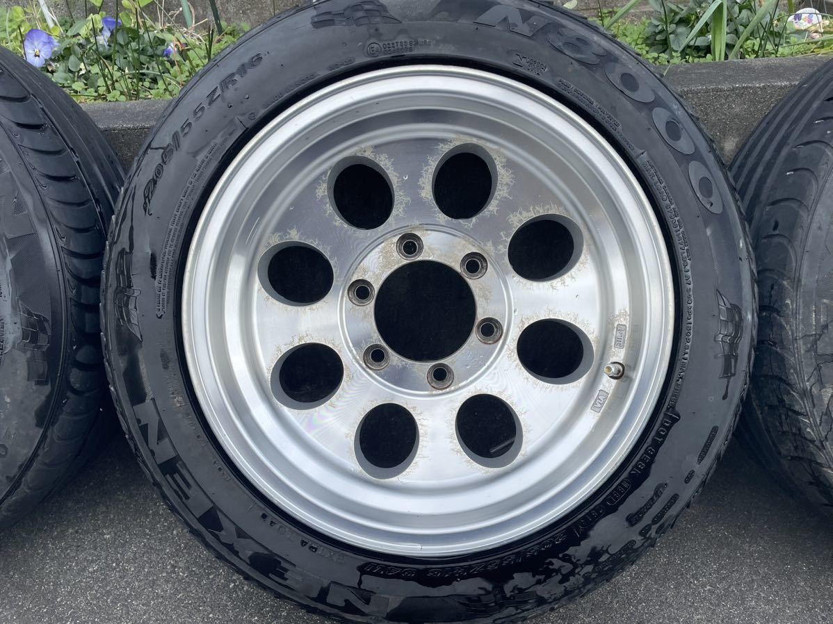 激安通販専門店 4本SET 送料無料 16 ×8J ジムライン タイプ2 アルミ 6