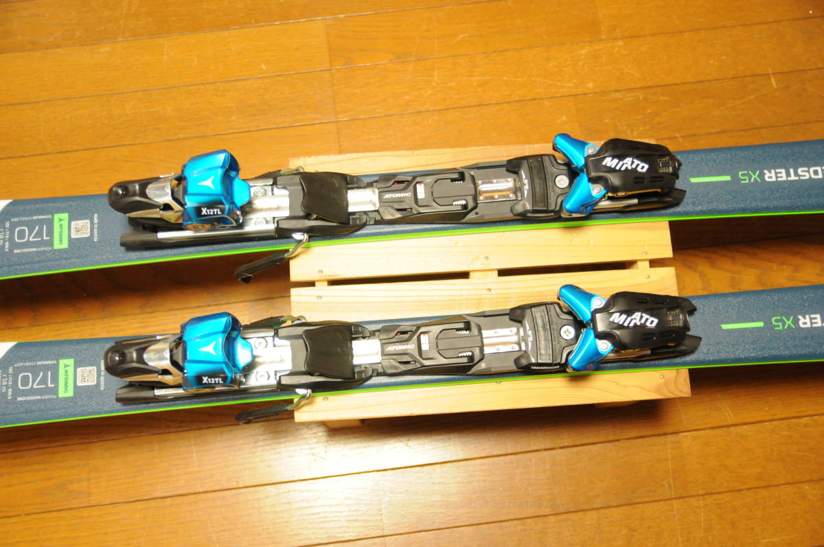 スキー板 アトミック スキー ATOMIC SKI X5 170cm X12 ビンディングセット 調整無料 平日のみお急ぎ発送OKの画像4