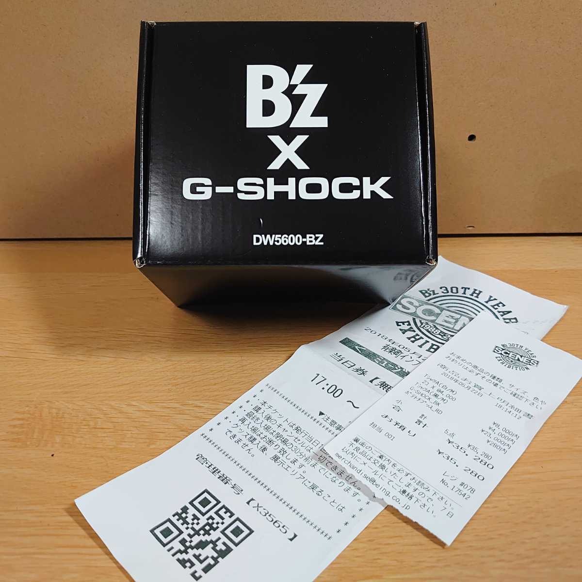 新品未開封 B'z G-SHOCK DW-5600 LIMITED MODEL BLACK 黒 30TH YEAR ”SCENES” 会場限定 ビーズ 稲葉 松本 Bz ジーショック 当選 ブラック