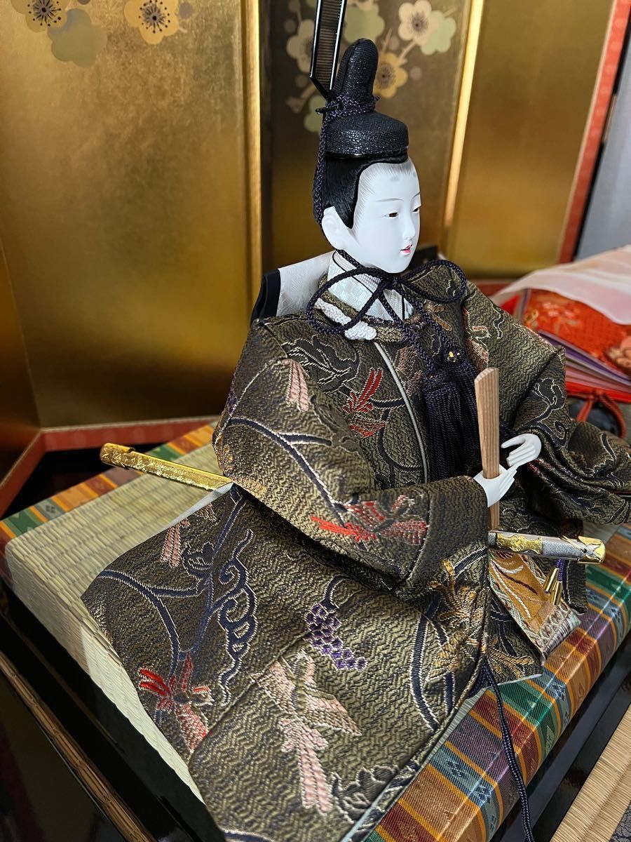 ①吉徳 優貴ひな トリイユキ 東旭作 雛人形 親王飾り ひな祭り
