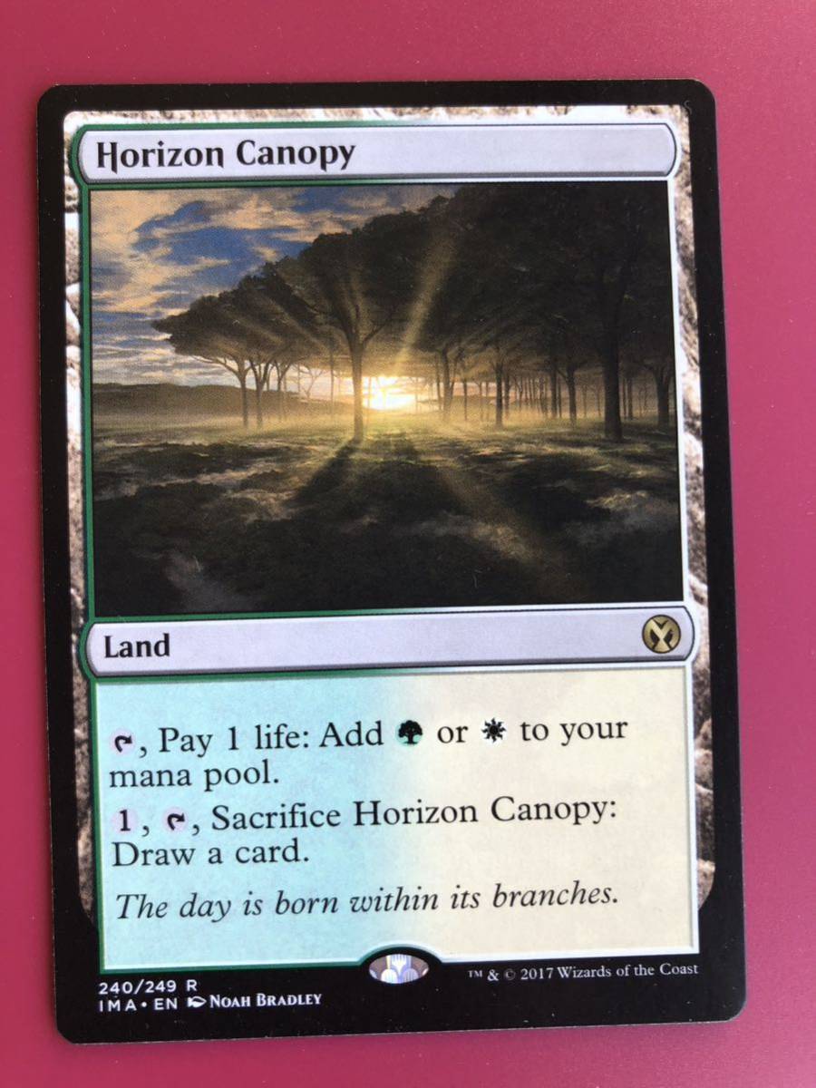 【MTG】《地平線の梢/Horizon Canopy》[IMA] 英語版　1枚 - マジックザギャザリング_画像1