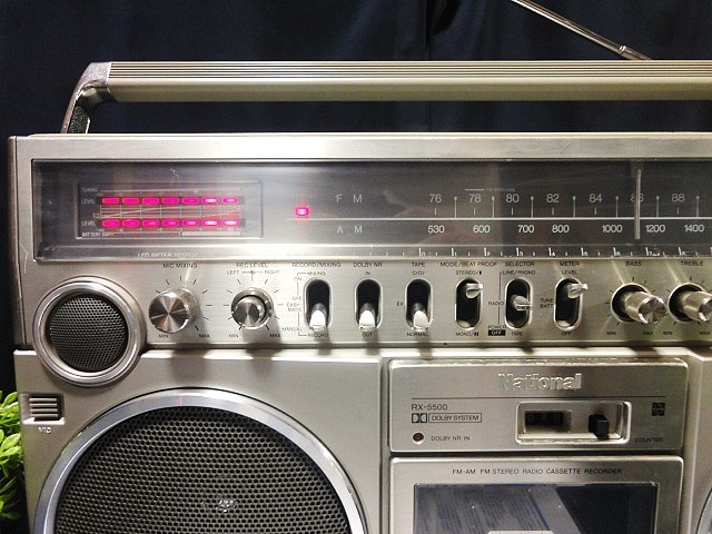 お中元 昭和銘機 整備ラジカセ National Disco MAC RX-5500