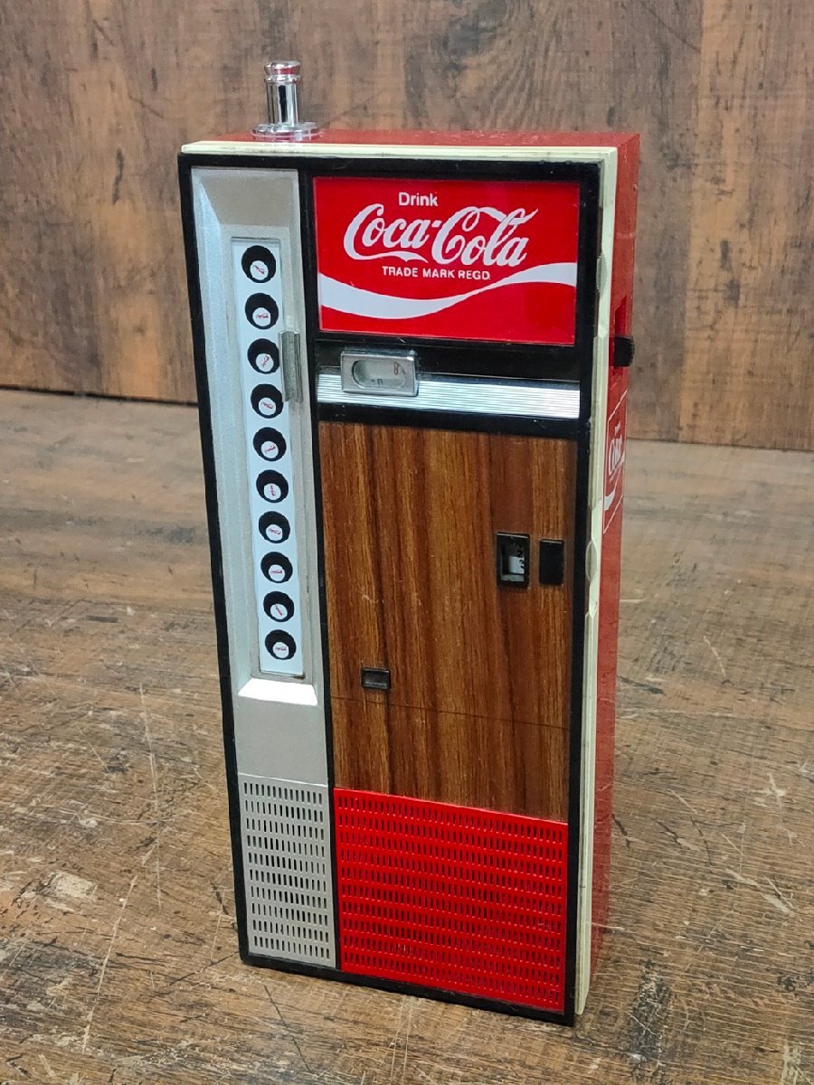 年代物当選品 コカ・コーラ ラジオ付 缶型 トランシーバー