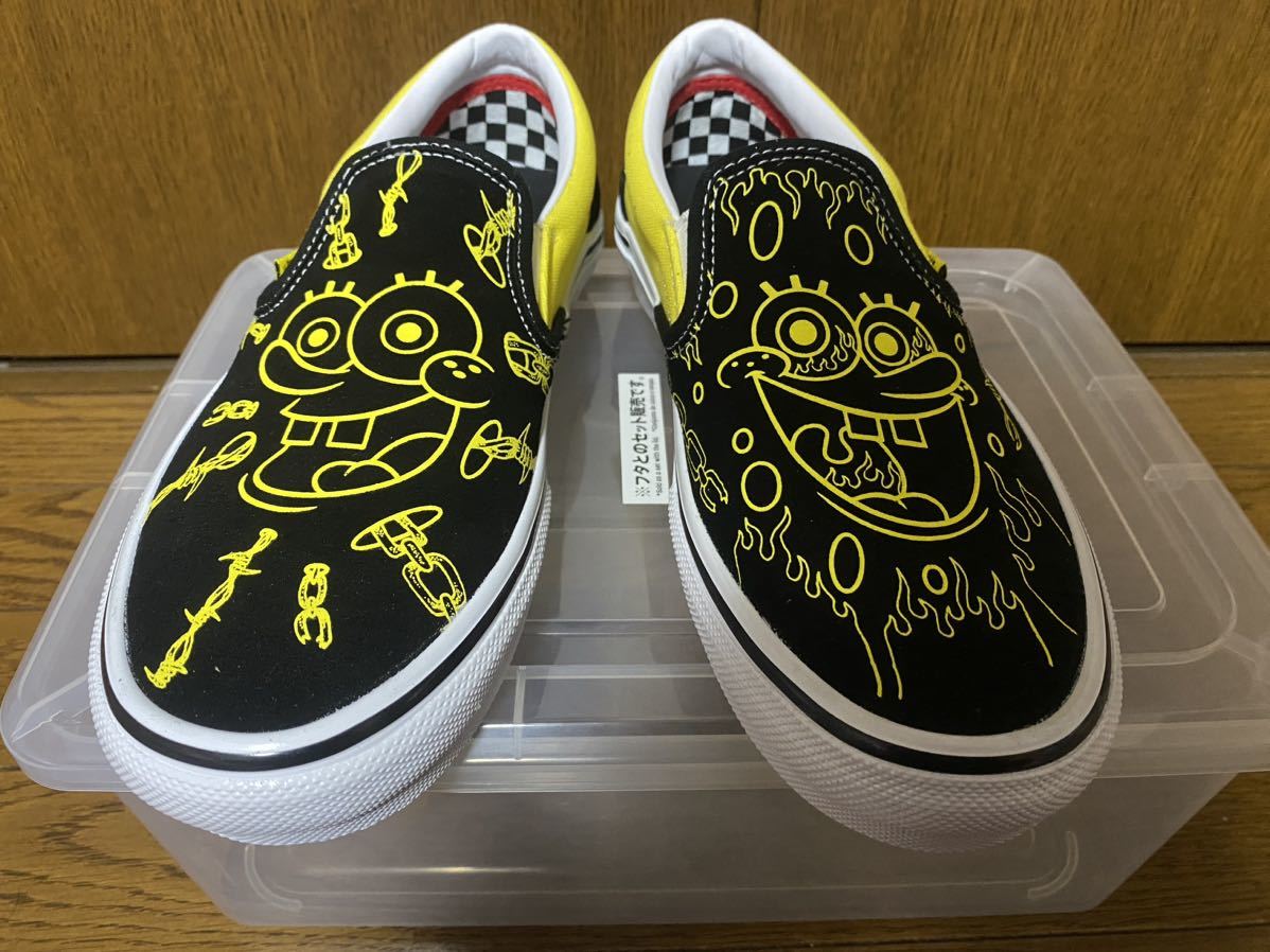 暖色系 Vans スポンジボブ スリッポン US8/26cm - 通販 - pgfn.ir