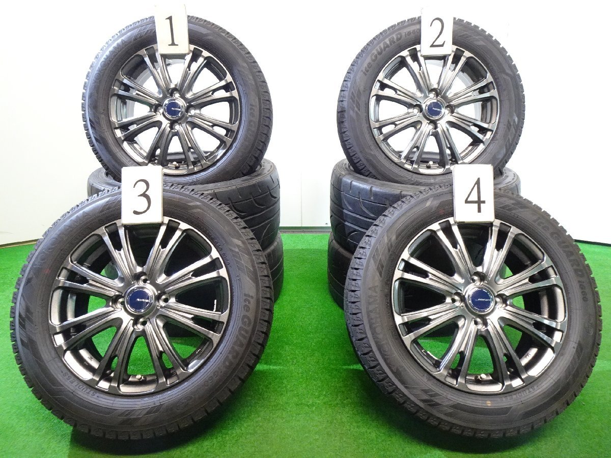 茄子紺 送料込2022年製ヨコハマiG60☆165/70R14☆アクアヴィッツ