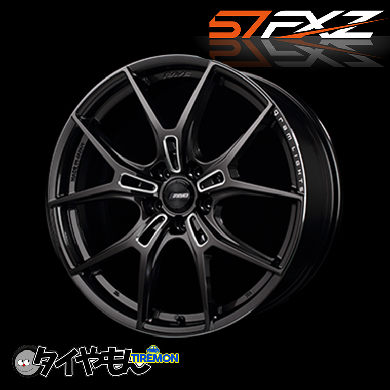 RAYS グラムライツ 57FXZ 18インチ 5H100 7.5J +50 1本 ホイール スーパーダークガンメタ AAC ローレット加工 レイズ 軽量_画像1