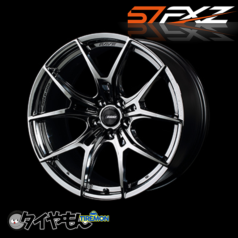 RAYS グラムライツ 57FXZ 18インチ 5H114.3 7.5J +40 1本 ホイール RBCマシニング SNJ ローレット加工 レイズ 軽量_画像1