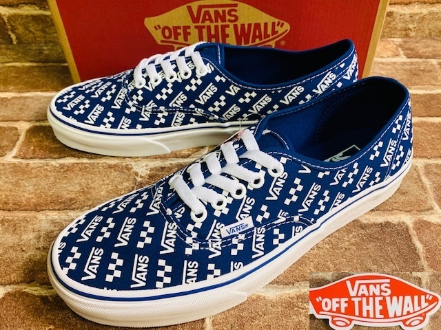 ★26cm/新品！バンズ.USA企画.オーセンティック.VANS.総柄.スニーカー.箱付き.アメカジサーフロックバイカー.f&e.西海岸ビンテージスタイル_画像1