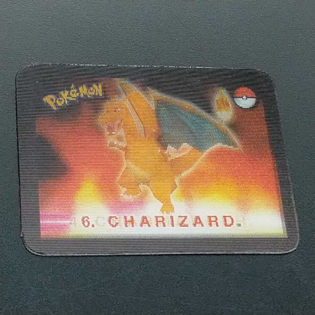 ポケモン リザードン 3D進化 カード / ヒトカゲ リザード アドバンスジェネレーション レンチキュラー Charizard Charmander ナイス NICE