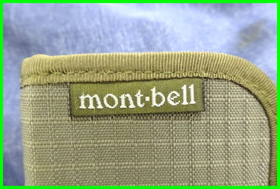 2301☆E-308☆mont‐bell　モンベル　ミニジップワレット　小物入れ　小銭入れ　中古_画像7