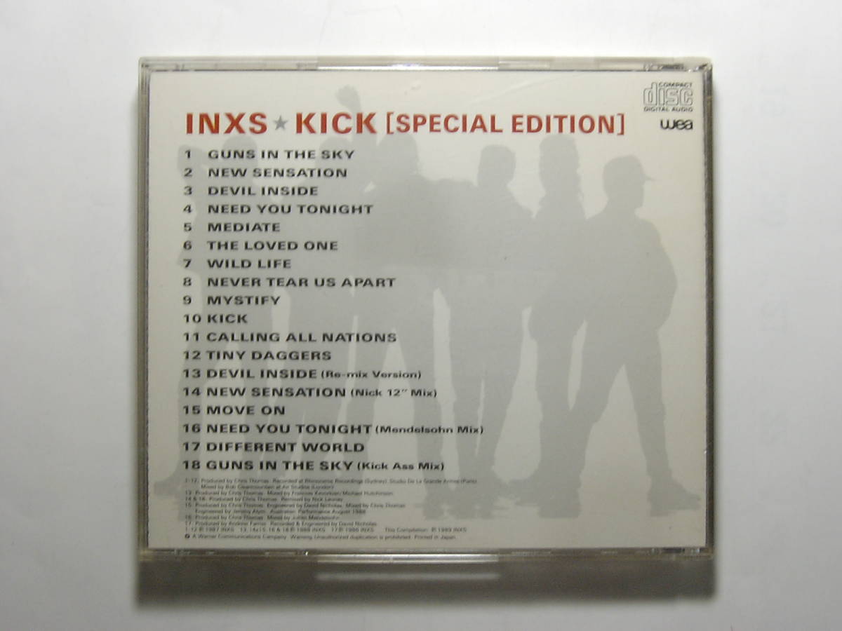 ♪　希少・中古ＣＤ　インエクセス INXS ／ モア・キック Kick Special Edition 国内盤　♪ _画像6