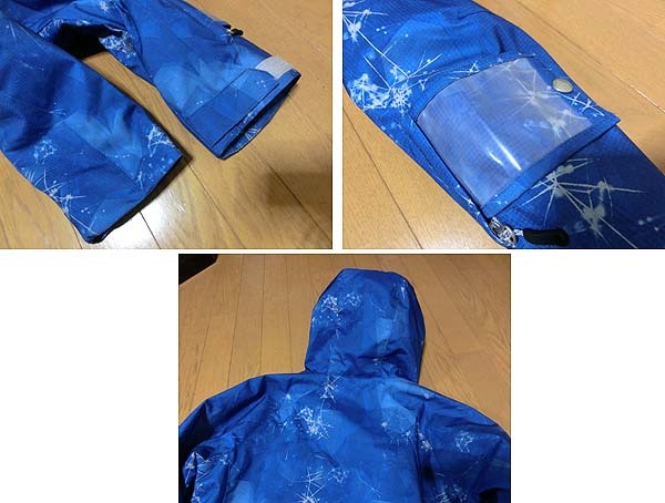 ■WINDEX ウィンデックス スキーウェア スノーボード ジャケット サイズM 青系 中古 _画像7