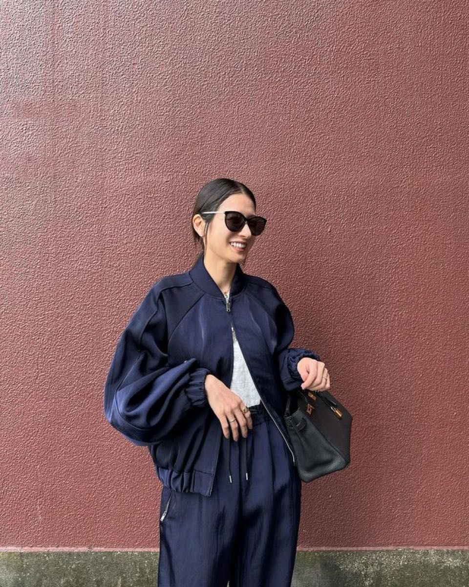 ラッピング不可】 clane MODE JERSEY BLOUSON ブルゾン クラネ asakusa