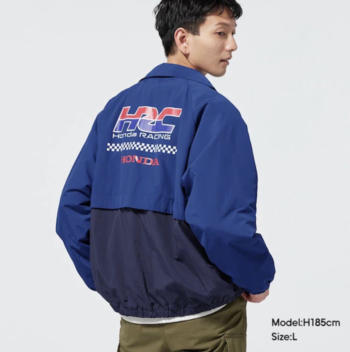 GU HONDA ジップアップブルゾン ジャケット ブルー Mサイズ ホンダ HRC 