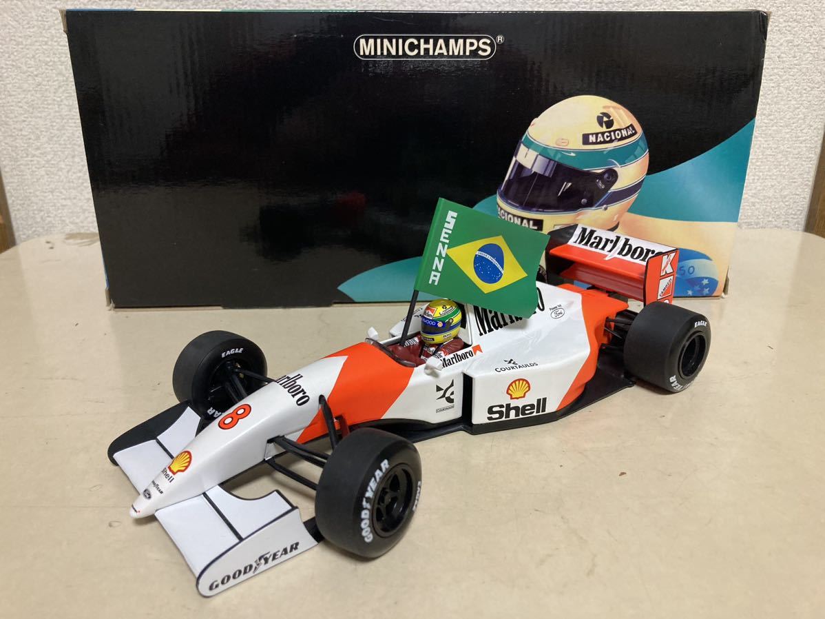 1/18 マクラーレン　MP4/8 フォード　1993 ブラジルGP 優勝　マルボロ　送料無料！